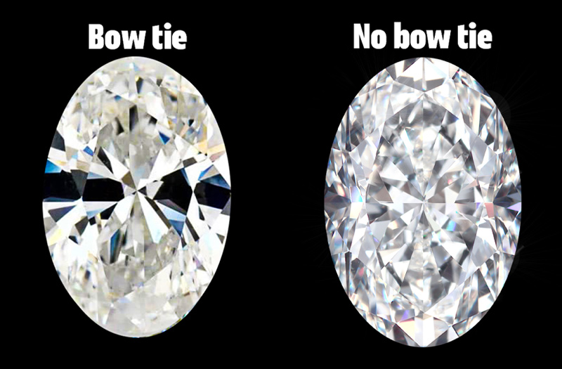 bow tie in a diamond